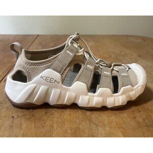 Keen Women’s Hyperport H2 Water Repellent Fisherman Sandals Sz 7 Tan White